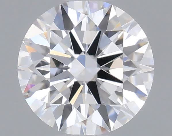 Actual 0.27 carat D Round lab-grown diamond