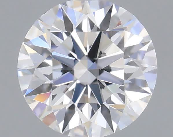 Actual 0.29 carat D Round lab-grown diamond