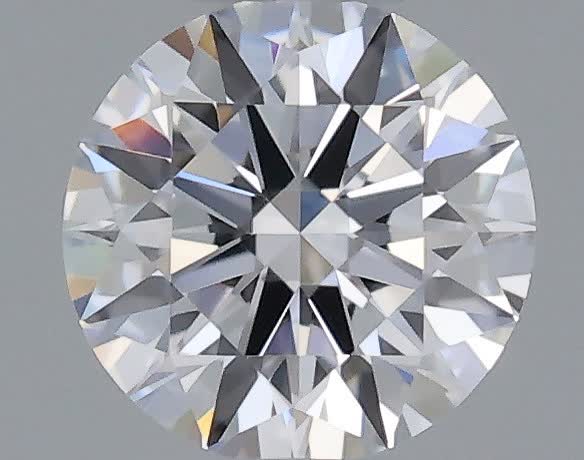 Actual 0.27 carat D Round lab-grown diamond