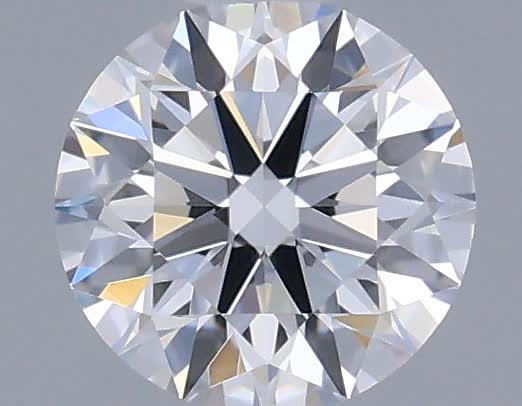 Actual 0.28 carat D Round lab-grown diamond