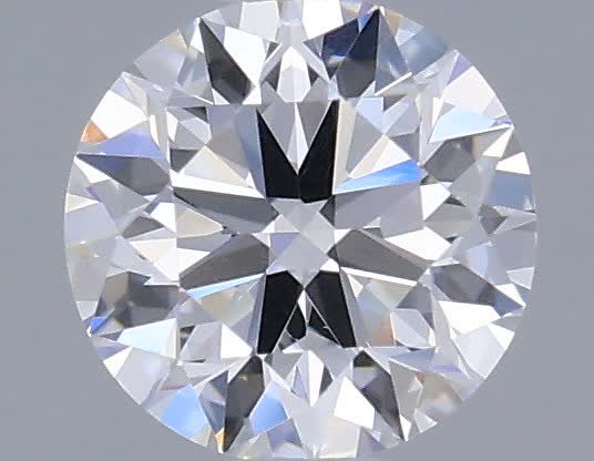 Actual 0.29 carat D Round lab-grown diamond