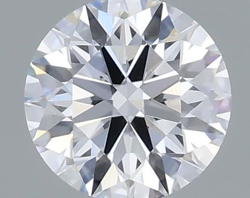 Actual 0.32 carat D Round lab-grown diamond