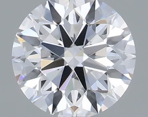 Actual 0.33 carat E Round lab-grown diamond