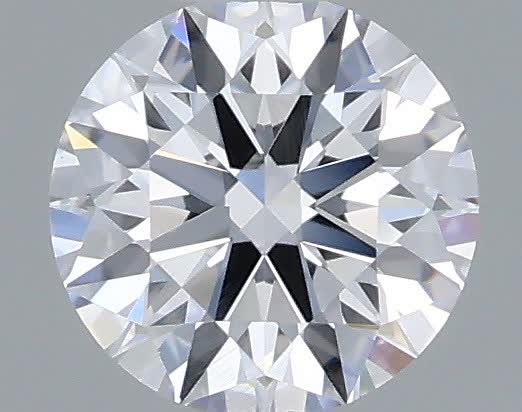 Actual 0.33 carat F Round lab-grown diamond