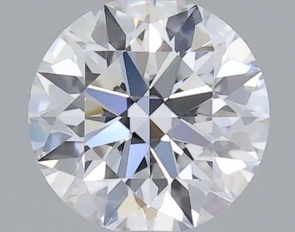 Actual 0.28 carat D Round lab-grown diamond
