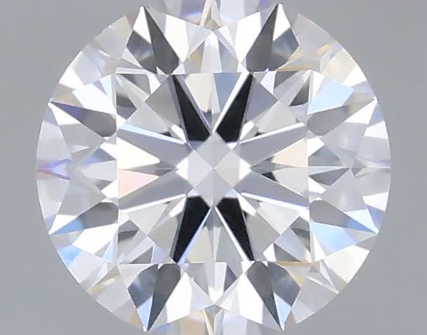 Actual 0.33 carat E Round lab-grown diamond