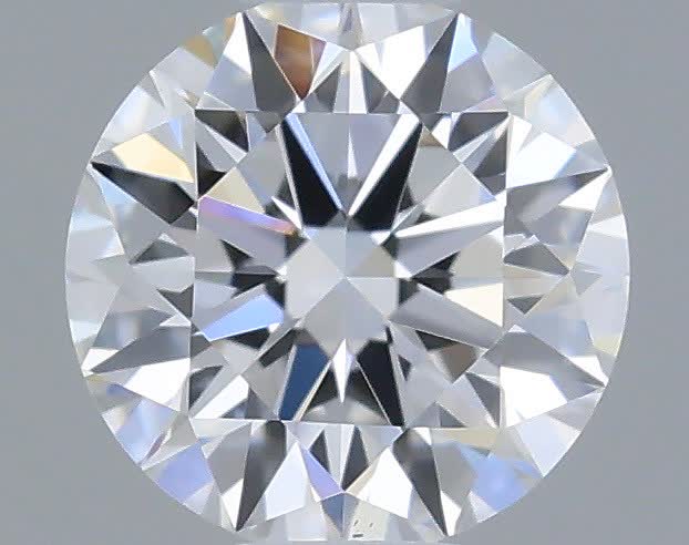 Actual 0.31 carat D Round lab-grown diamond