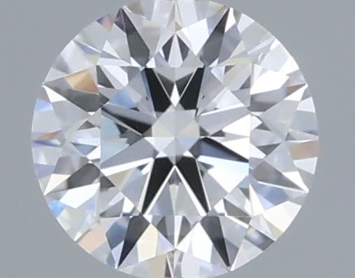 Actual 0.28 carat D Round lab-grown diamond