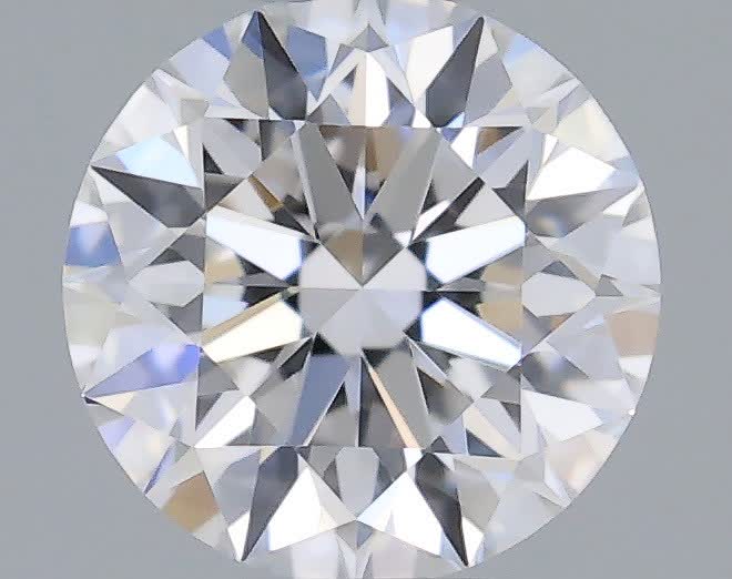 Actual 0.28 carat D Round lab-grown diamond