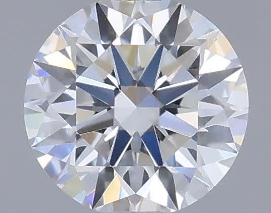 Actual 0.27 carat D Round lab-grown diamond