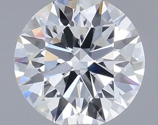 Actual 0.28 carat D Round lab-grown diamond