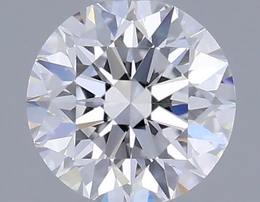 Actual 0.29 carat D Round lab-grown diamond