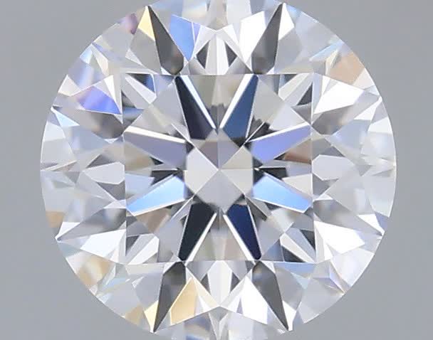 Actual 0.32 carat D Round lab-grown diamond
