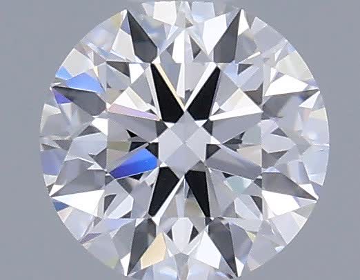 Actual 0.28 carat D Round lab-grown diamond