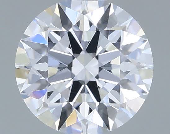 Actual 0.33 carat D Round lab-grown diamond