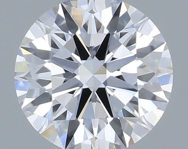 Actual 0.33 carat D Round lab-grown diamond