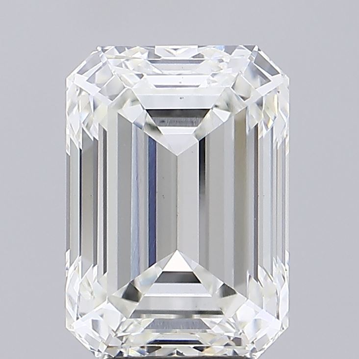 Actual 5.03 carat G Emerald lab-grown diamond