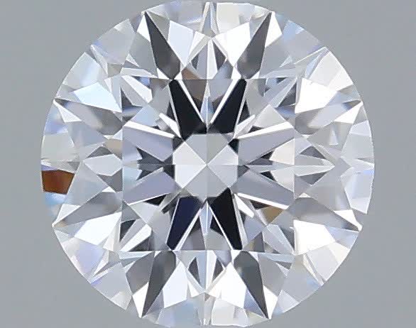 Actual 0.33 carat D Round lab-grown diamond