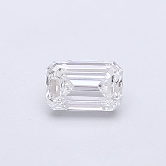 Actual 0.29 carat D Emerald lab-grown diamond