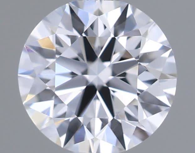 Actual 0.29 carat D Round lab-grown diamond