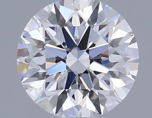 Actual 0.27 carat D Round lab-grown diamond