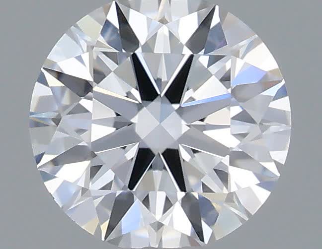 Actual 0.34 carat D Round lab-grown diamond
