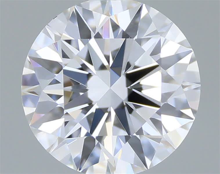 Actual 0.32 carat D Round lab-grown diamond