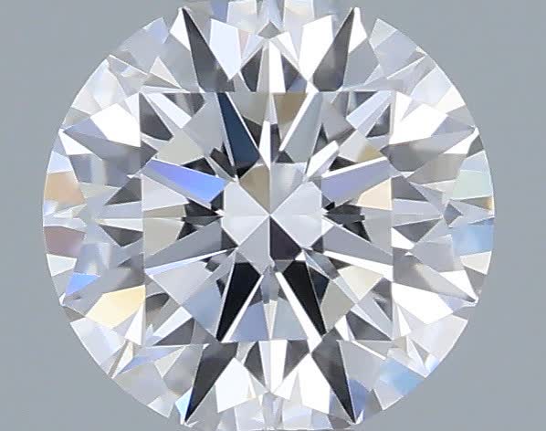 Actual 0.32 carat D Round lab-grown diamond