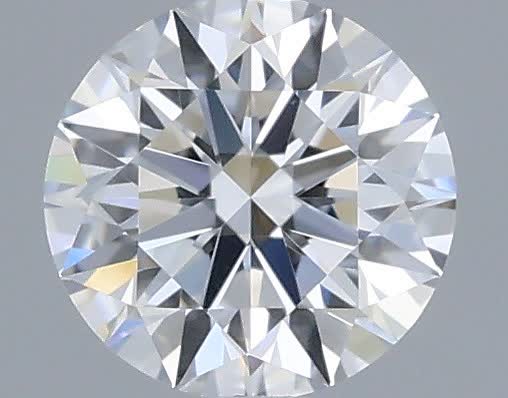 Actual 0.28 carat D Round lab-grown diamond