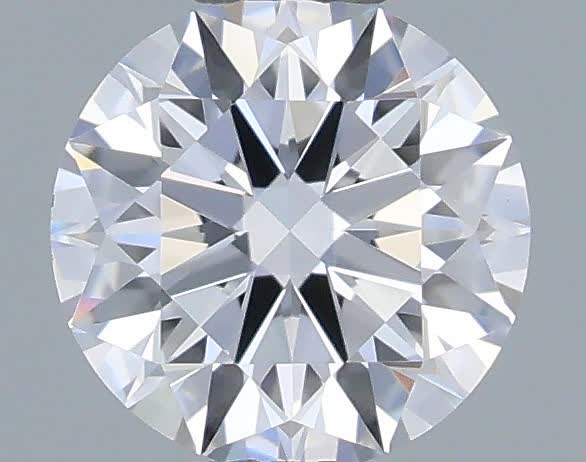 Actual 0.29 carat D Round lab-grown diamond