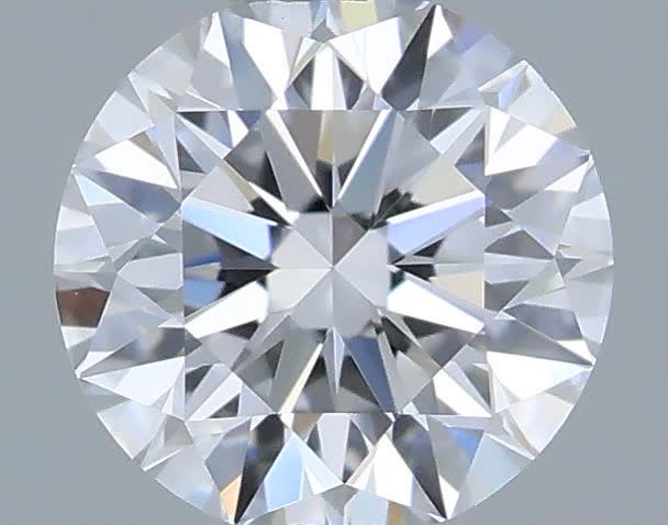 Actual 0.31 carat D Round lab-grown diamond