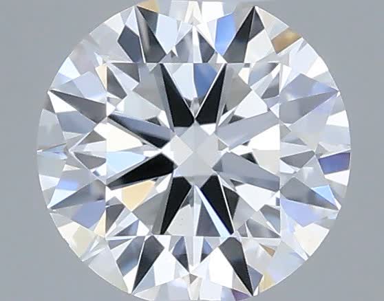 Actual 0.32 carat D Round lab-grown diamond