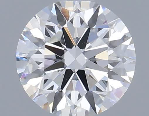 Actual 0.33 carat E Round lab-grown diamond