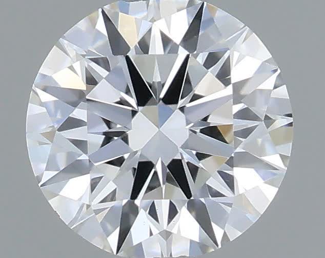 Actual 0.33 carat E Round lab-grown diamond