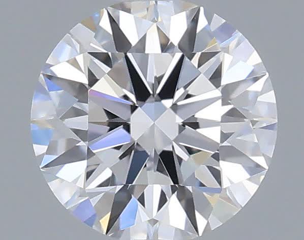 Actual 0.32 carat D Round lab-grown diamond