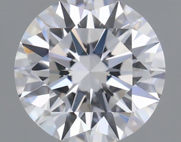 Actual 0.32 carat D Round lab-grown diamond