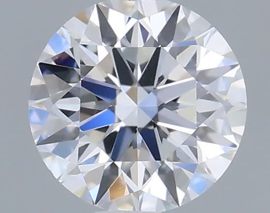 Actual 0.32 carat D Round lab-grown diamond