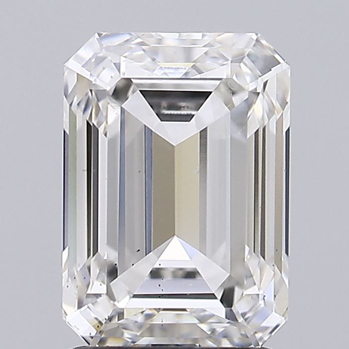 Actual 2.04 carat G Emerald lab-grown diamond