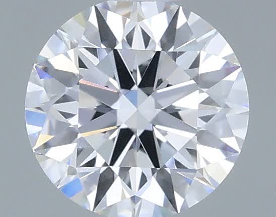Actual 0.33 carat D Round lab-grown diamond