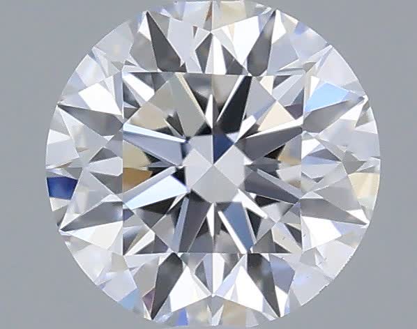 Actual 0.33 carat D Round lab-grown diamond