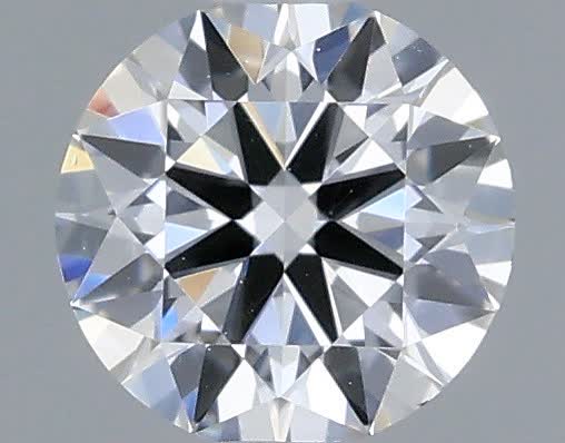 Actual 0.28 carat D Round lab-grown diamond
