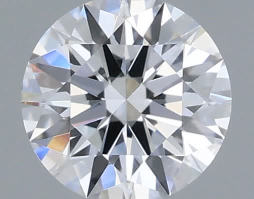 Actual 0.27 carat D Round lab-grown diamond