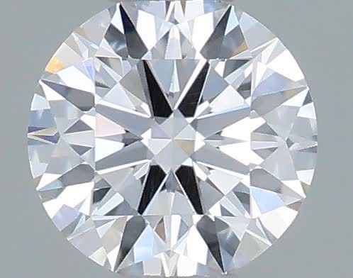 Actual 0.3 carat E Round lab-grown diamond
