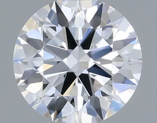 Actual 0.28 carat D Round lab-grown diamond