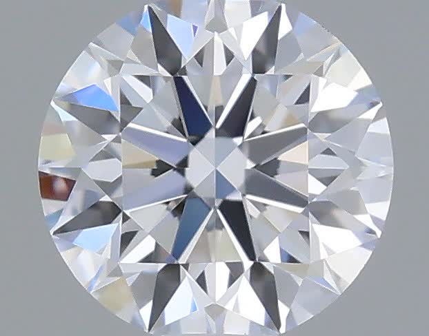 Actual 0.29 carat D Round lab-grown diamond