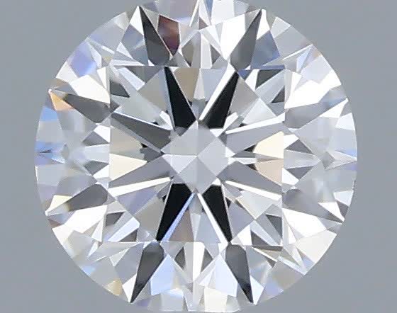 Actual 0.28 carat D Round lab-grown diamond