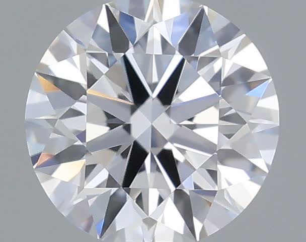 Actual 0.28 carat D Round lab-grown diamond