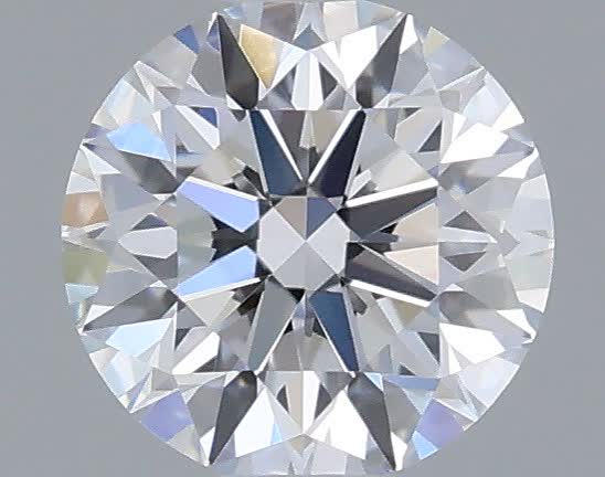 Actual 0.33 carat E Round lab-grown diamond