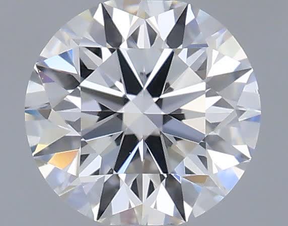 Actual 0.32 carat E Round lab-grown diamond