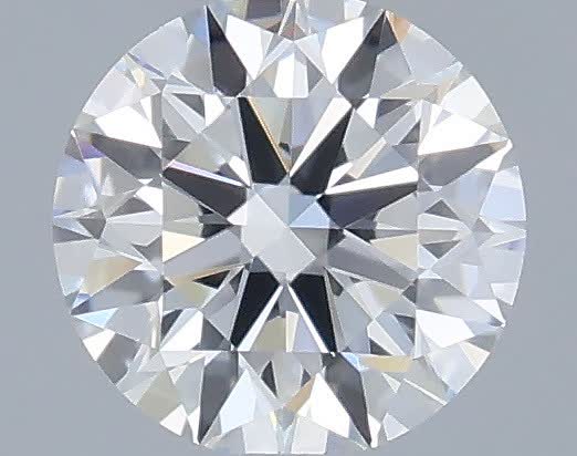 Actual 0.28 carat D Round lab-grown diamond